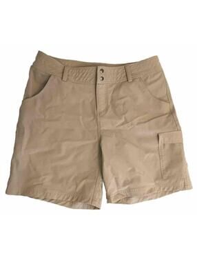 Willit Womens 6 Performance Stretch Shorts Khaki Cargo Lightweight